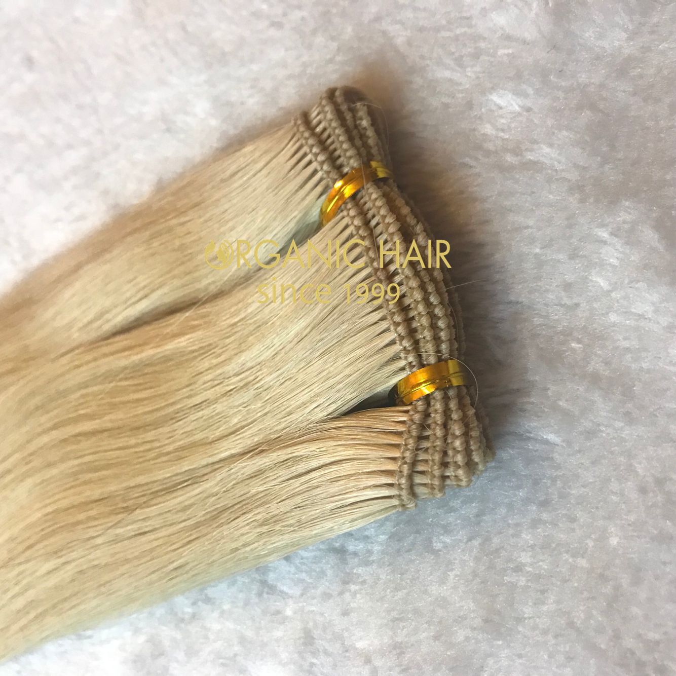 High quality hair hand tied weft C36